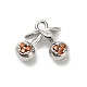 Латунные микро проложить кубического циркония подвески KK-L229-001P-02-1