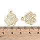 Подвески из сплава и страза FIND-M018-21G-3