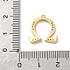 Подвеска из латуни с микропаве из кубического циркония KK-H449-76G-13-3