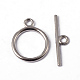 Застежки тоггл в тибетском стиле  TIBE-PH0001-01P-NR-WH-3