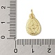Подвески из латуни с покрытием из эмали KK-B092-21G-03-3