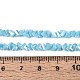 Гальванические непрозрачные стеклянные бусины GLAA-N022-4mm-18-2