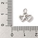 Подвески из латуни и прозрачного циркония с покрытием стойки KK-L216-051P-3
