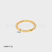 Кольцо из бамбука из нержавеющей стали GY8845-32