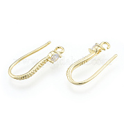 Латунные крючки для сережек KK-N259-45