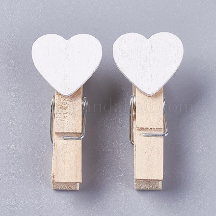 Деревянные суда колышки клипы WOOD-WH0005-B11-1