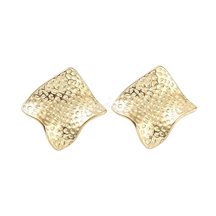 Серьги-гвоздики из нержавеющей стали 304 EJEW-P245-15G-1