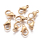Ion Plating(IP) 304 Stainless Steel Lobster Claw Clasps, Parrot Trigger Clasps, Golden, 19~19.5x11.5x5mm, Hole: 2.5mm