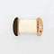 Jute Cord, Jute String, Jute Twine, 3 Ply, for Jewelry Making, Floral White, 2mm, about 10.93 yards(10m)/board