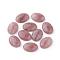 Natural Strawberry Quartz Gemstone Cabochons, Oval, 18x13x6mm