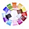 Organza Bags, Organza Pouches for Potpourri, Rectangle, Mixed Color, Size: about 7cm wide, 9cm long