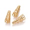 304 Stainless Steel Bead Cones, Golden, 22x9mm, Hole: 3mm