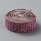 Hotfix Rhinestone, Rhinestone Trimming, Sewing Trim Rhinestone Tape, Costume Accessories, Hot Pink, 18mm, 3 Yards/Roll