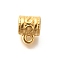 Ion Plating(IP) 304 Stainless Steel Hanger Bail, Real 18K Gold Plated, 10.5x8.5x7.5mm, Hole: 2mm