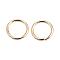 304 Stainless Steel Jump Rings, Open Jump Rings, Golden, 18 Gauge, 8x1mm, Inner Diameter: 6mm