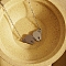 Stylish Stainless Steel Boxing Glove Pendant Necklace for Women's Daily Wear.