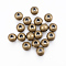 304 Stainless Steel Beads, Round, Antique Bronze, 4x3mm, Hole: 2mm