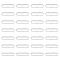 201 Stainless Steel Linking Rings, Oval, Stainless Steel Color, 20x5x2mm, Inner Diameter: 3x8.2mm, 30pcs/box