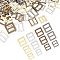 FINGERINSPIRE 120pcs 4 Colors Sewing Mini Buckles, (8mm 10mm 12mm) Alloy Slide Buckles Metal Button DIY Patchwork Buckle Handmade Craft Accessories for Doll Clothes Shoes Bags Belt