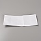 Rectangle PVC Jewelry Bags, for Necklace Displays Bag, White, 4.2x3.6x0.04cm
