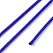 Braided Round Steel Wire, for DIY Bracelets, Medium Blue, 3.2mm