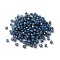 Electroplate Glass Beads, Bicone, Light Steel Blue, 4x4x3.5mm, Hole: 1mm, 720pcs/bag