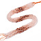 Natural Mixed Gemstone Beads Strands, Round Beads, Faceted, 3~3.5x3mm, Hole: 0.5mm, about 129~132pcs/strand, 15.16''~15.55''(38.5~39.5cm)