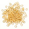 Brass Jump Rings, Cadmium Free & Lead Free, Open Jump Rings, Golden, 24 Gauge, 4x0.5mm, Inner Diameter: 3mm, about 25000pcs/500g