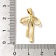 Латунные микропаве прозрачные подвески с фианитом KK-R155-02G-3