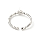 Закрепки кольца из латуни с открытой манжетой KK-G518-02P-02-3
