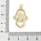 Латунные микропаве прозрачные подвески с фианитом KK-Q813-04G-4