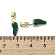 Латунь эмаль подвески KK-E092-31G-03-3