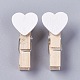 Деревянные суда колышки клипы WOOD-WH0005-B11-1