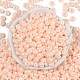 Непрозрачные цвета блестящие стеклянные бусины SEED-P008-01C-14-3