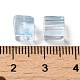 Двухцветные прозрачные стеклянные бусины GLAA-NH0001-03B-3