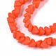 Нити из матовых непрозрачных стеклянных бусин GLAA-N017-4mm-14-4