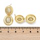 Серьги-гвоздики из циркония EJEW-H154-10B-G-5