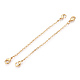 Удлинитель цепи из латуни KK-ZX024-37G-F-1