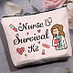 Мешки для хранения из поликоттонового холста ABAG-WH0029-049-6