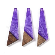 Подвески из смолы и дерева WOOD-F015-15E