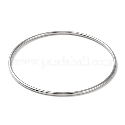 Простой браслет из нержавеющей стали 304 BJEW-F461-01B-P-1