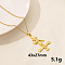 Stainless Steel Cross Pendant Necklace, Fashion Jewelry for Women