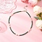White Jade Necklaces, with Shell Pearl Bead, Green, 16.81 inch(42.7cm)