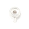 925 Sterling Silver Crimp Beads, Column, Silver, 4x3x2mm, Hole: 0.9mm