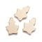 304 Stainless Steel Pendants, Star, Golden, 18x13x0.6~0.7mm, Hole: 1.4mm