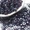 Transparent Colours Luster Glass Seed Beads, Column, Dark Slate Blue, 6x3mm, Hole: 1.4mm, about 2027pcs/pound