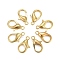 Zinc Alloy Lobster Claw Clasps, Parrot Trigger Clasps, Cadmium Free & Nickel Free & Lead Free, Golden, 16x8mm, Hole: 2mm