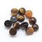 Natural Tiger Eye Cabochons, Half Round, 4x2~2.5mm
