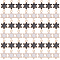 80Pcs 2 Colors Alloy Enamel Pendants, for Jewish, Star of David, Light Gold, Mixed Color, 16.5x12x2mm, Hole: 1.6mm, 40pcs/color