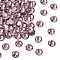 Preciosa® MAXIMA Crystal No Hotfix Flatback Stones, Czech Crystal, Dura Foiling, Round(438 11 615 Chaton Rose), 20020 Light Amethyst, SS6(1.9~2.1mm)